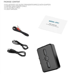 RT01 Receptor y transmisor Bluetooth 2 en 1