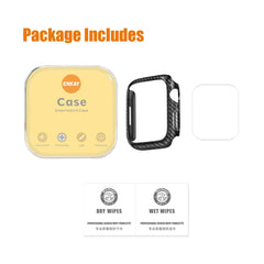 ENKAY Caja de fibra de carbono para PC + Pro...