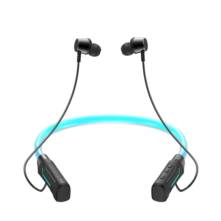 Auriculares Bluetooth JG4 LED montados en el cuello