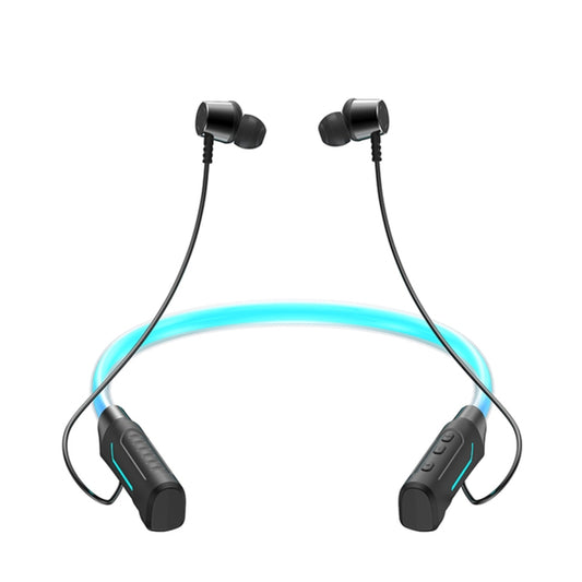 Auriculares Bluetooth JG4 LED montados en el cuello