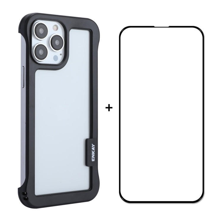 ENKAY Frameless Hollow PC Case + Glass Film ...