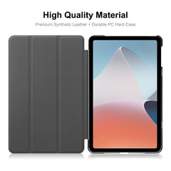 Para OPPO Pad Air ENKAY Custer Tri-fold Text...
