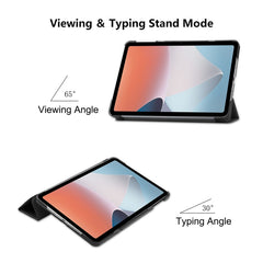 Para OPPO Pad Air ENKAY Custer Tri-fold Text...