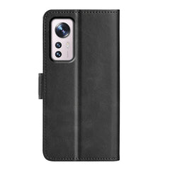 Para Xiaomi 12 Funda de cuero con tapa y heb...