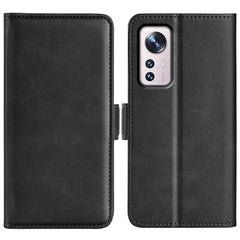 Para Xiaomi 12 Funda de cuero con tapa y heb...