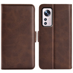Para Xiaomi 12 Funda de cuero con tapa y heb...