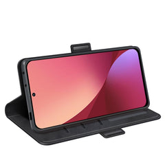 Para Xiaomi 12 Pro Funda de cuero con tapa y...