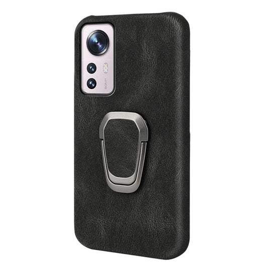 Funda de teléfono PU con soporte de anillo p...