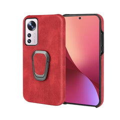 Funda de teléfono PU con soporte de anillo p...