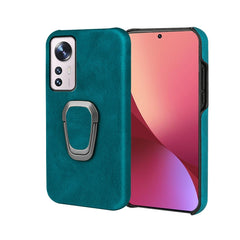Funda de teléfono PU con soporte de anillo p...