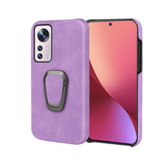 Funda de teléfono PU con soporte de anillo p...