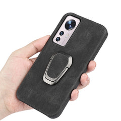 Funda de teléfono PU con soporte de anillo p...