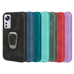 Funda de teléfono PU con soporte de anillo p...