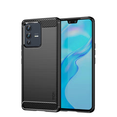 Funda de teléfono de TPU suave de fibra de c...
