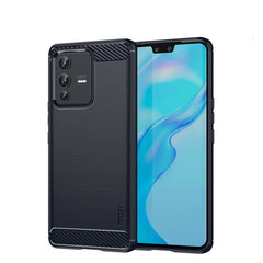Funda de teléfono de TPU suave de fibra de c...
