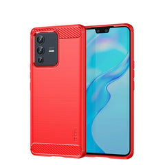 Funda de teléfono de TPU suave de fibra de c...