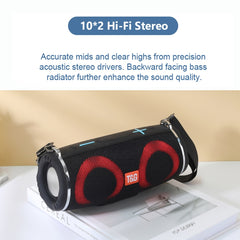 T&G TG642 RGB Light Altavoz Bluetooth portát...
