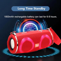 T&G TG642 RGB Light Altavoz Bluetooth portát...