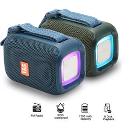 Altavoz Bluetooth portátil T&G TG339 RGB Light 5W