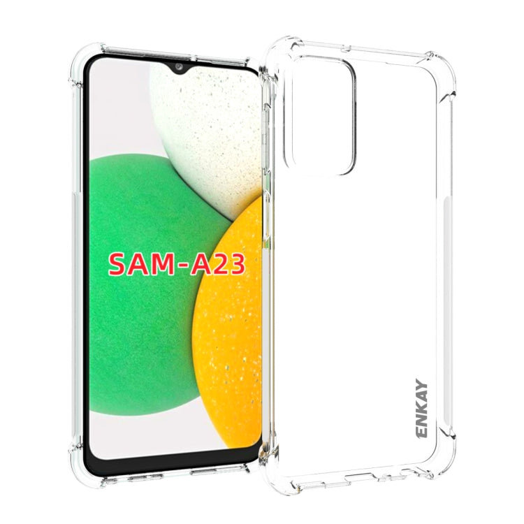 Para Samsung Galaxy A23 ENKAY Funda transpar...