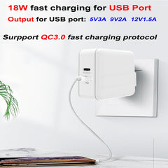 PD-65W USB-C/Tipo-C + QC3.0 Adaptador de car...