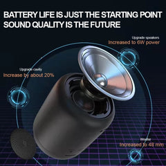 T&G TG341 TWS Altavoz portátil inalámbrico Bluetooth HiFi