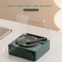 Duosi X11 Vinilo Atomic Retro Altavoz Bluetooth Despertador