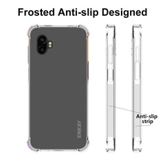 ENKAY Clear TPU Estuche para teléfono a prue...