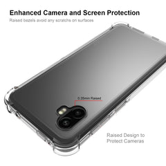 ENKAY Clear TPU Estuche para teléfono a prue...