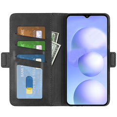 Para Xiaomi Poco M4 5G Funda de cuero con ta...