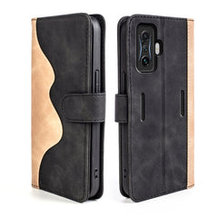 Para Xiaomi Poco F4 GT Costura Horizontal Fl...