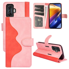 Para Xiaomi Poco F4 GT Costura Horizontal Fl...