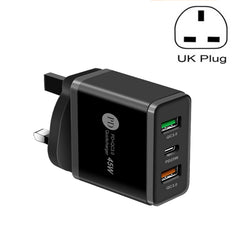 Cargador rápido multipuerto USB 45W PD3.0 + ...