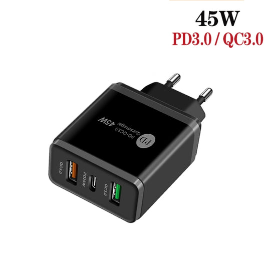 45W PD25W + 2 x QC3.0 Cargador USB multipuer...