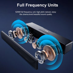 AEC BT601 RGB Light HiFi Barra de sonido Alt...