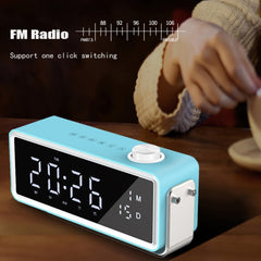 AEC K5 Despertador Altavoces Bluetooth con LED