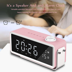 AEC K5 Despertador Altavoces Bluetooth con LED