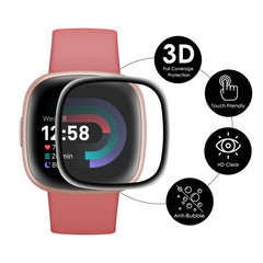 Para Fitbit Versa 4 / Sense 2 ENKAY 3D Cober...