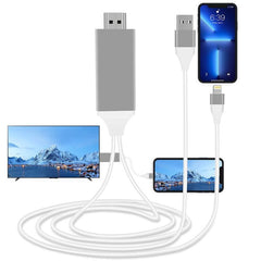 Cable adaptador de 2 m 1080P de 8 pines a HD...