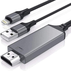 Cable adaptador de 2 m 1080P de 8 pines a HD...
