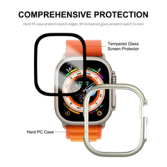 Funda protectora PC + Protector para Apple Watch Ultra 49mm