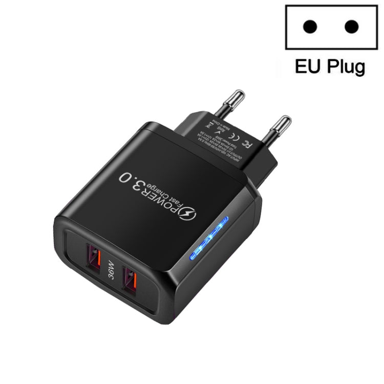 Cargador de teléfono móvil USB QC3.0 de puer...