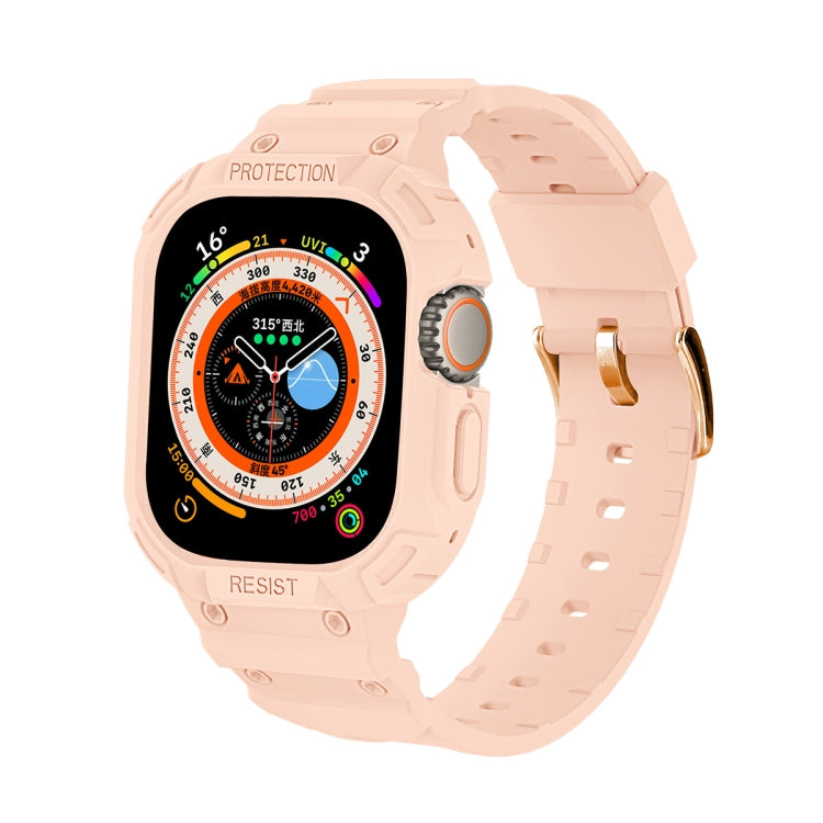 Correa de reloj con estuche de TPU para Apple Watch Ultra 49 mm