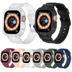 Correa de reloj con estuche de TPU para Apple Watch Ultra 49 mm