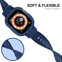 Correa de reloj con estuche de TPU para Apple Watch Ultra 49 mm
