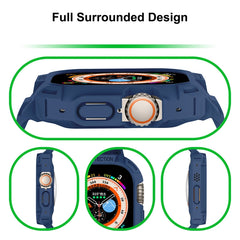 Correa de reloj con estuche de TPU para Apple Watch Ultra 49 mm