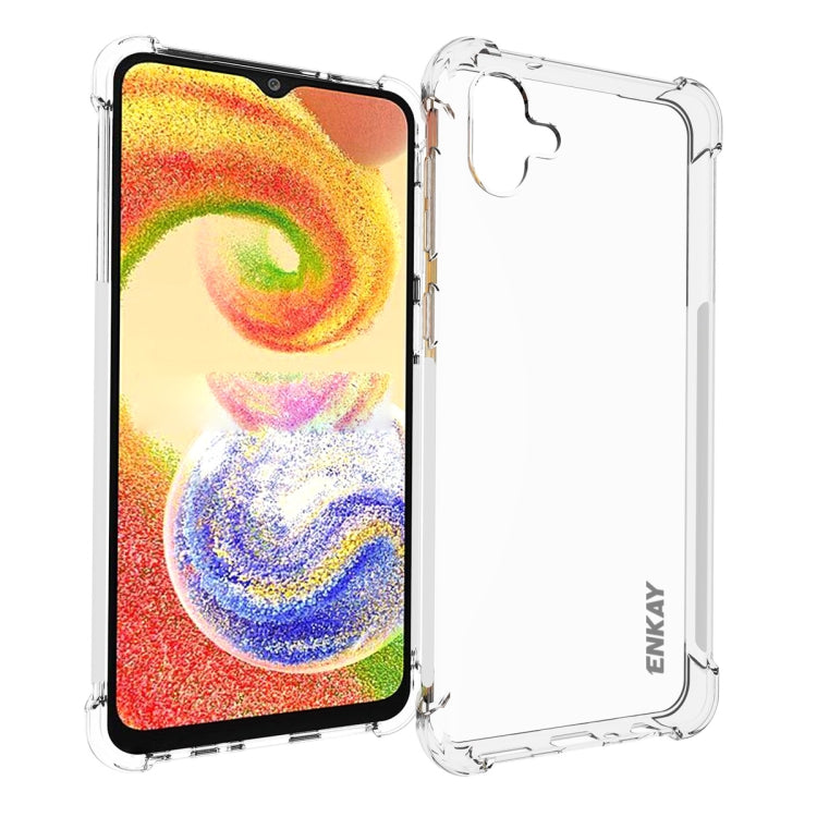 Para Samsung Galaxy A04 4G ENKAY Clear TPU F...