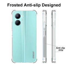 Para Realme C33 4G ENKAY Clear TPU Funda par...