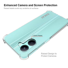 Para Realme C33 4G ENKAY Clear TPU Funda par...
