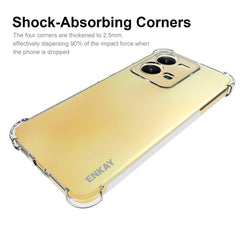 Para vivo V25 5G Global NKAY Clear TPU Funda...